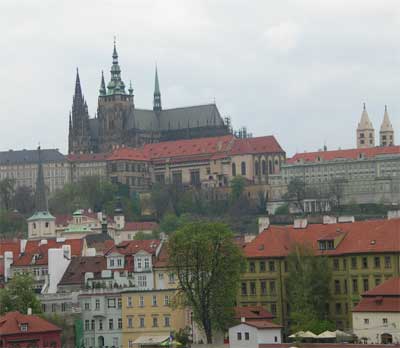 The Castle viewed from the Charles Bridge