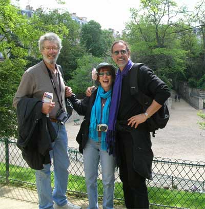 Marc, Muriel and David at Lutece de Arene