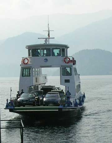 Ferry across Lake Como