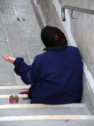 Beggar in Venice