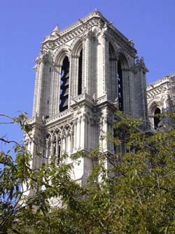 Bell tower at Notre Dame