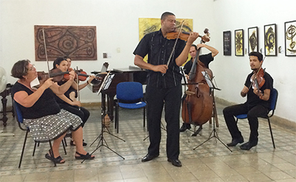 The wonderful Orquesta de Camara in Cienfuegos