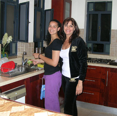 Gorgeous mother and daughter - Sara (right) and Tal (left)