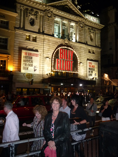 Carol at the Victoria Palace Theatre for Billy Elliot