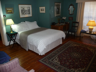 Our bedroom at the 14 Hart Street B&B