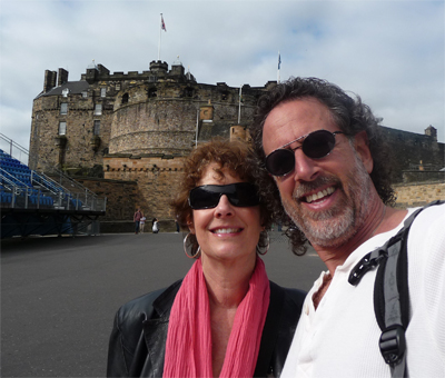 Carol and David at Edinburgh Castle