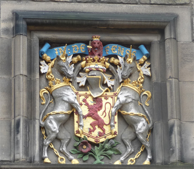 Coat of Arms at Edinburgh Castle
