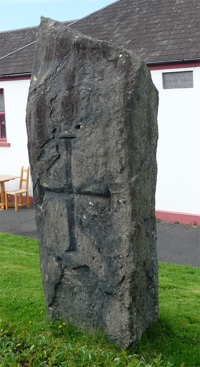 Medieval cross-inscribed slab in Ballyferriter