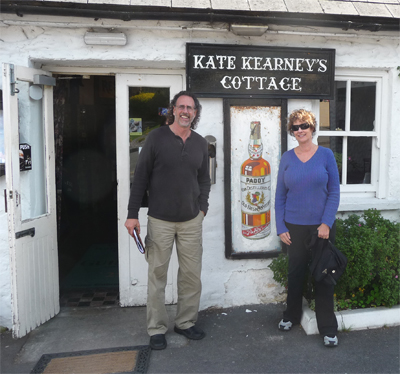 David and Carol at Kate Kearney's Cottage