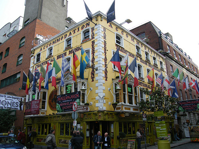 Temple Bar area of Dublin