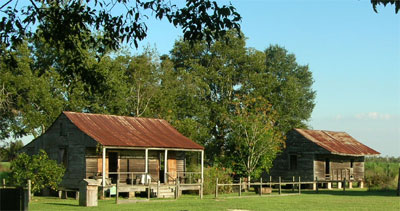 Slaves quarters at Laura Plantation