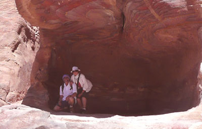David and Carol at Petra