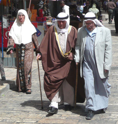 Arabs in Old Jerusalem