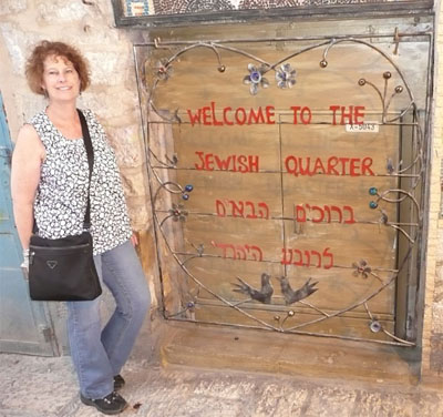 Carol at the Jewish Quarter