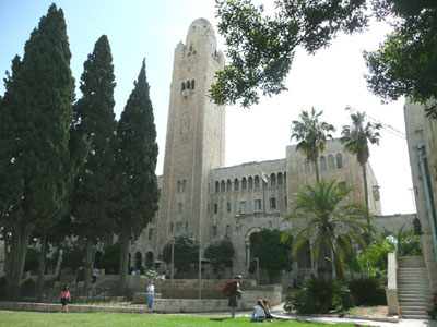 The YMCA of Jerusalem, near the King David Hotel
