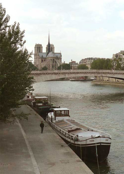 Typical Parisian scene