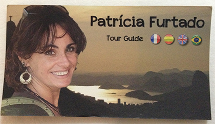 Patricia Furtado, excellent Rio guide