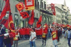 Communist demonstration in Florence