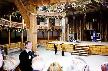 The tour of the Globe was very interesting