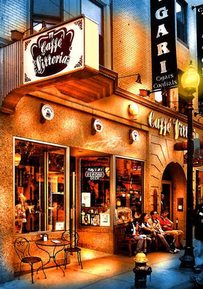 Caffe Vittoria in Boston's North End