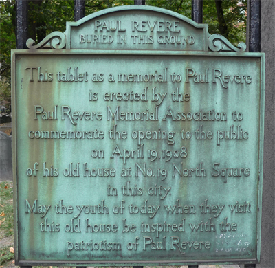 Paul Revere memorial