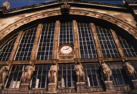 Facade of Gare du Nord
