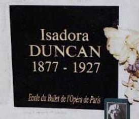 Isadora Duncan's memorial